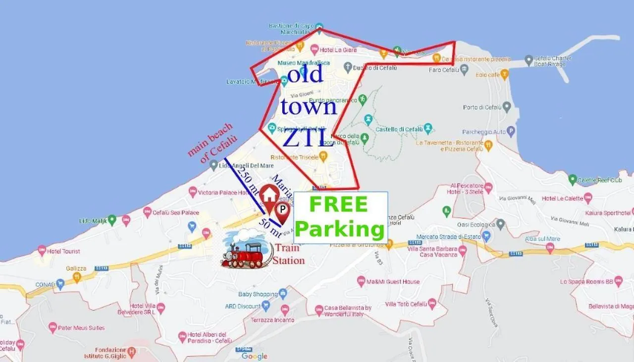 Maria\'S - Free Parking Area, No Ztl contacts